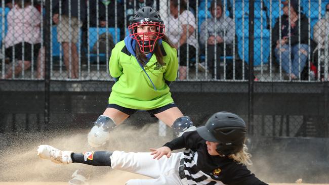 Seaton High School student and softball coach, scorer and umpire Briahn Cammell has been nominated for a Messenger School Sport Award. Picture: Tait Schmaal