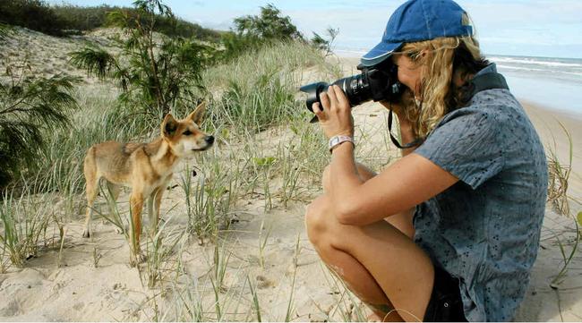 A disappointed Jennifer Parkhurst has expressed concern at the Queensland Government’s new Dingo Conservation and Risk Management Strategy, announced yesterday. Picture: Contributed