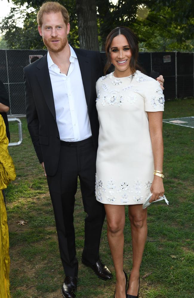 Harry and Meghan pictured at New York event Global Citizen Live last month. Picture: Getty Images.