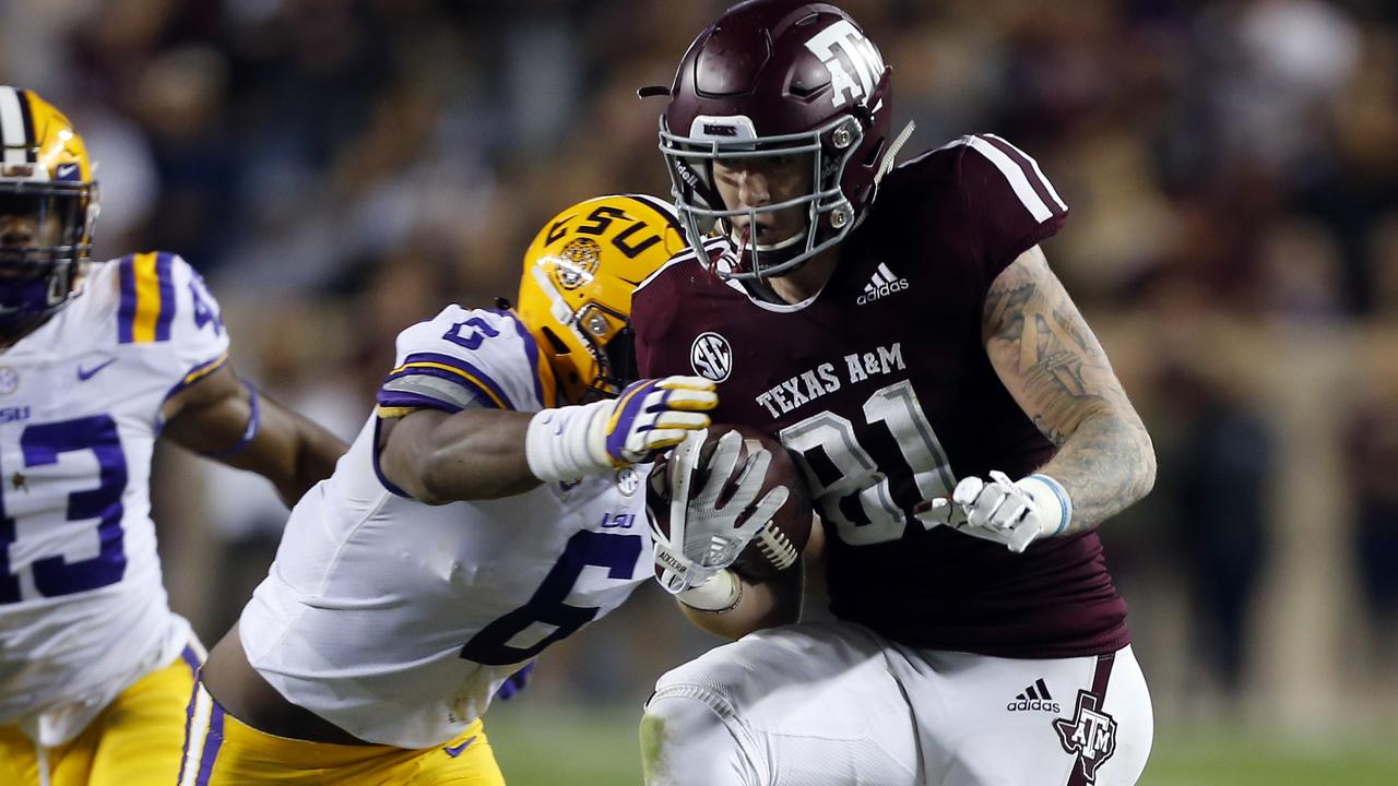 College football Texas A&M defeats LSU 7472 in seven overtime classic