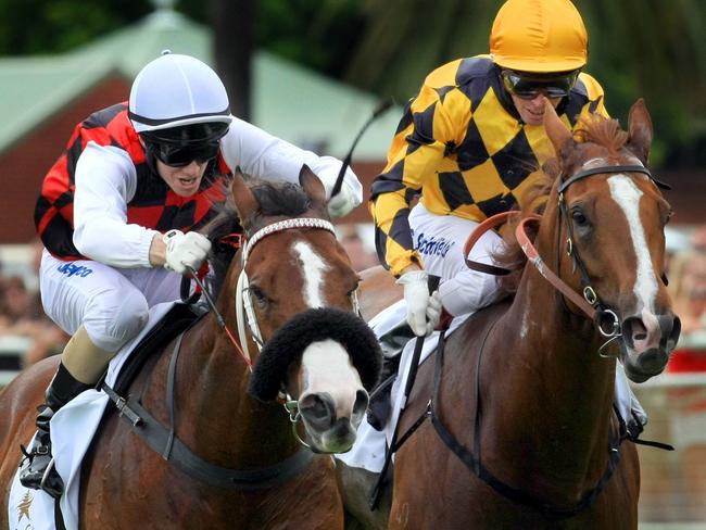 Crowd favourite Takeover Target and jockey Jay Ford outclass their rivals at Randwick in 2009.