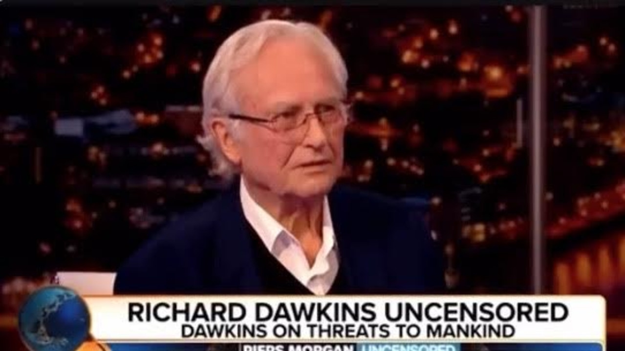 Dawkins sat stony-faced, refusing to answer the question.