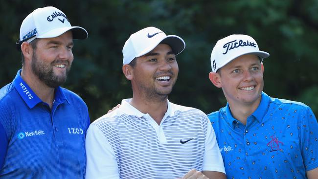 (L-R) Marc Leishman, Jason Day and Cameron Smith. Picture: Getty