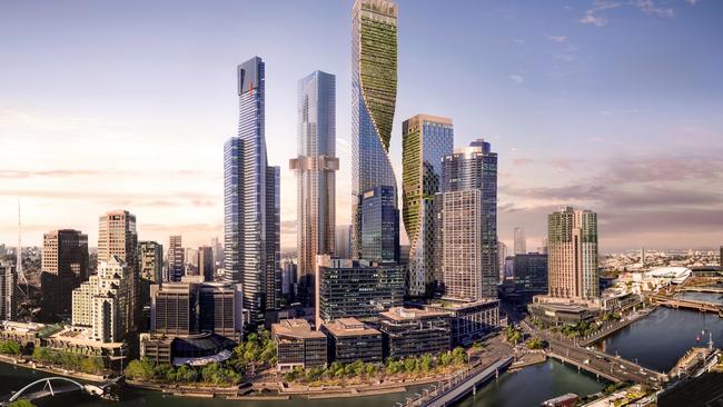 The 360m tower planned by developer Beulah at Southbank.