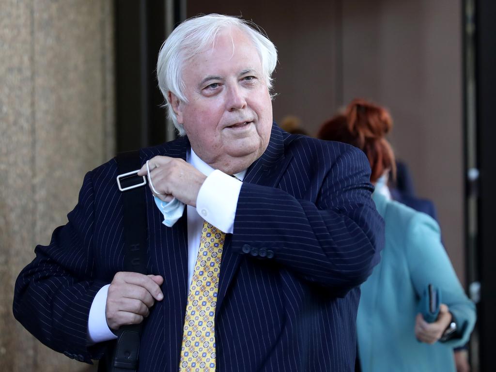 Clive Palmer argues he was defamed by Premier Mark McGowan. Picture: NCA NewsWire/Damian Shaw