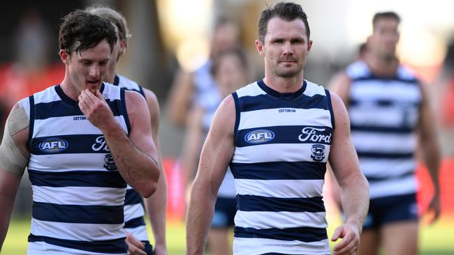 Patrick Dangerfield has had a tricky start as skipper. Picture: Getty Images