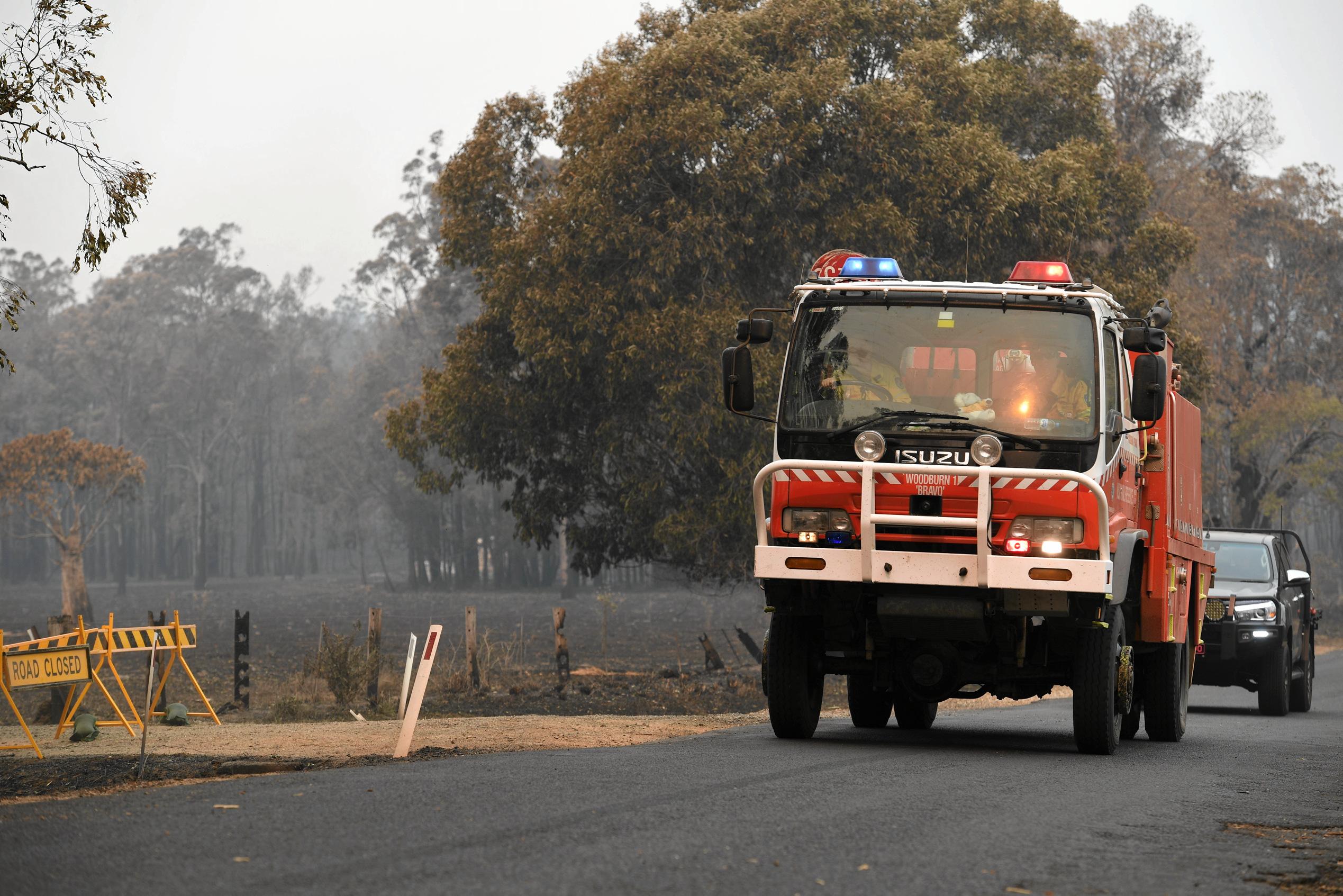 Properties on Myrtle Creek Rd, Bora Ridge saw intense fire activity due to high heat and wind activity. Picture: Marc Stapelberg