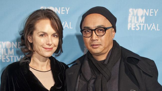 Boe with his partner, filmmaker Samantha Lang, in 2011. Picture: Charles Brewer