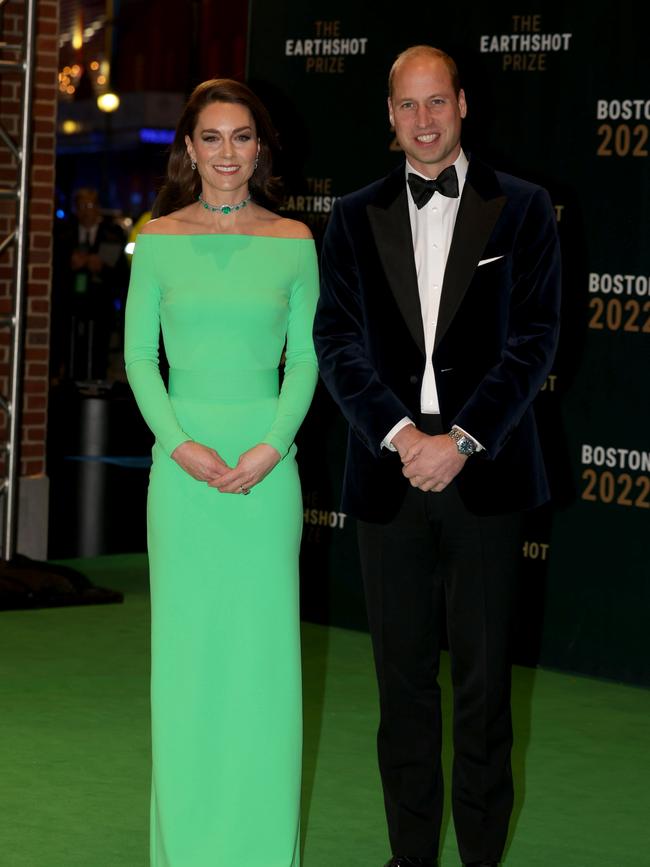 Catherine, Princess of Wales and Prince William, Prince of Wales at The Earthshot Prize 2022 in Boston, Massachusetts.