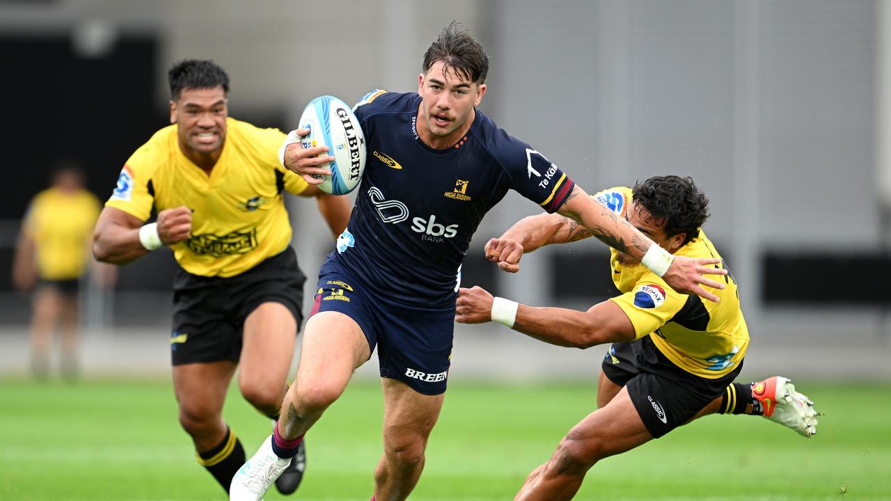 New Zealand rugby union player Connor Garden-Bachop passed away at the age of 25. (Photo by Joe Allison/Getty Images)