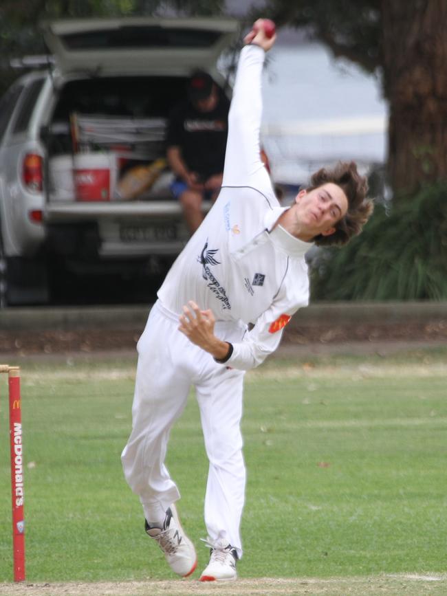 Ben Brooks, a member of the Western Suburbs Cricket Club 2020/21 Green Shield squad.