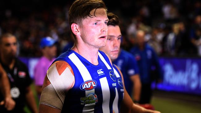 The spotlight is on North Melbourne captain Jack Ziebell.