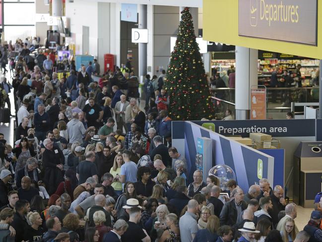 Gatwick handles 45 million passengers a year. Picture: AP 