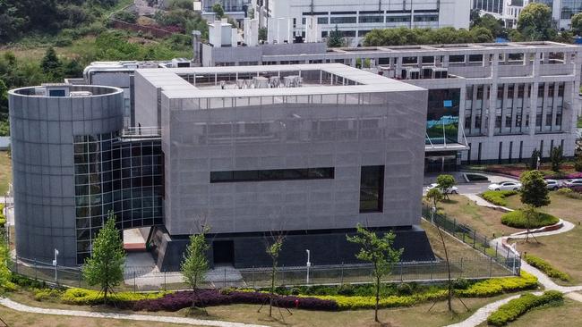 The P4 laboratory at the Wuhan Institute of Virology. Beijing angrily insists it was not the source of the virus. Picture: AFP