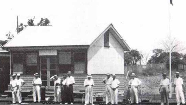 The Hills Bowling Club's opening day on December 19, 1936. Picture: Hills District Historical Society