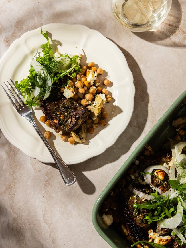 This dish goes from oven to table. Photo: Nikki To