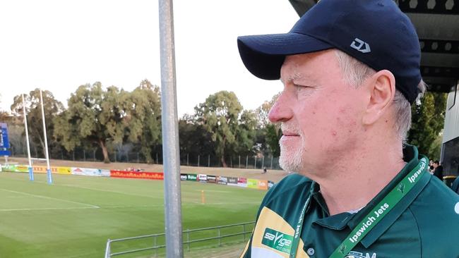 Ipswich Jets chairman Steve Johnson is always looking for ways to help footballers needing assistance. Picture: David Lems