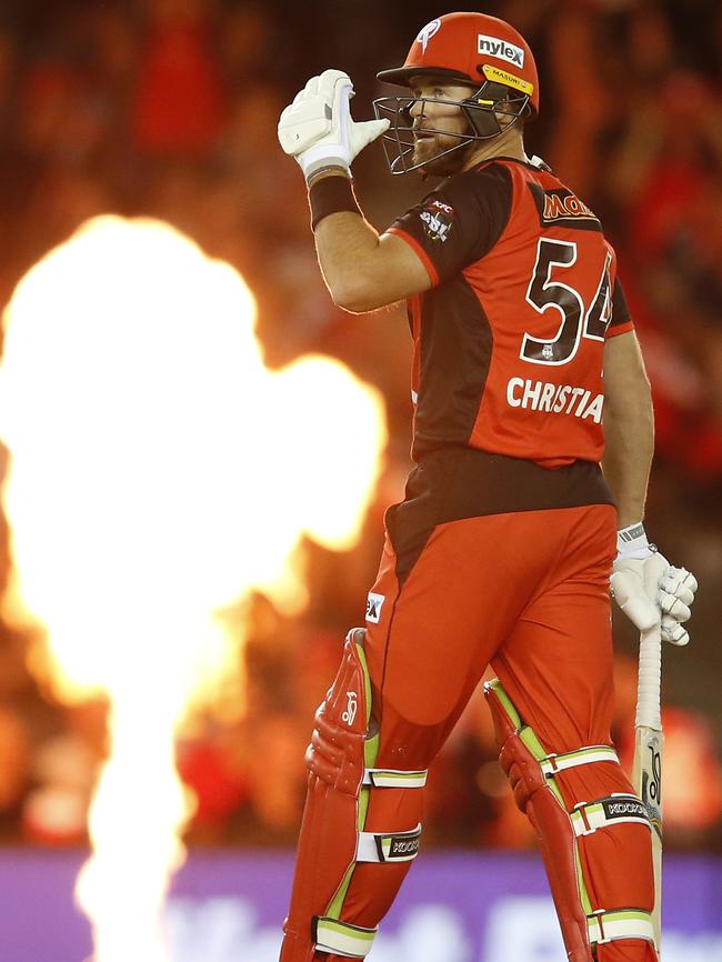 Dan Christian helped guide Melbourne Renegades home.