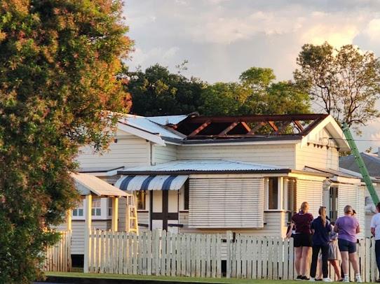 Wild weather lashes Kingaroy on the afternoon of January 13, 2025. Picture: Kim Anderson