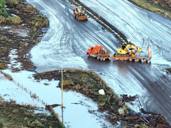 The mammoth clean-up is now under way. Picture: TMCDT via NewsWire