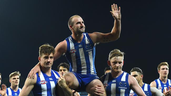 Ben Cunnington says being drafted by North Melbourne has been a blessing. Picture: Getty Images