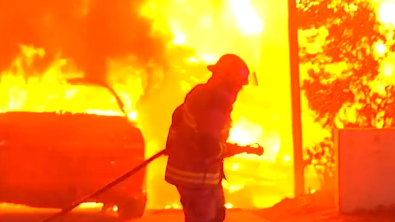 Three people have been seriously injured when a house fire broke out and destroyed a home in Queensland’s north on Thursday morning. Picture 7News