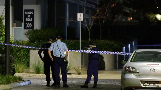 Rose Valley Way, Zetland is now a crime scene. Picture: Bill Hearne