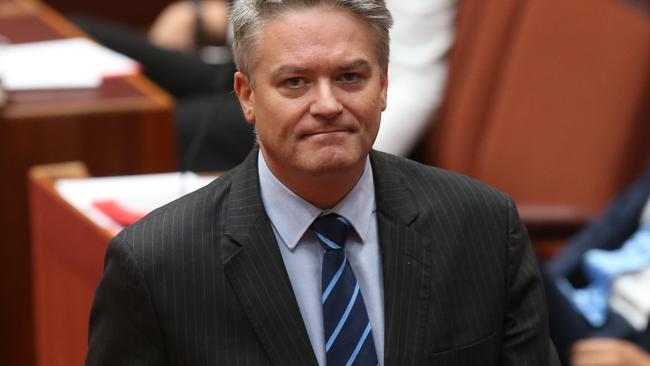 Mathias Cormann will be Acting Prime Minister while Malcolm Turnbull is in the US. Picture: Kym Smith.