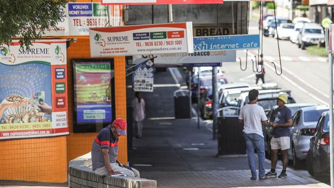 Pendle Hill shops have been overlooked for funding. Picture: Carmela Roche