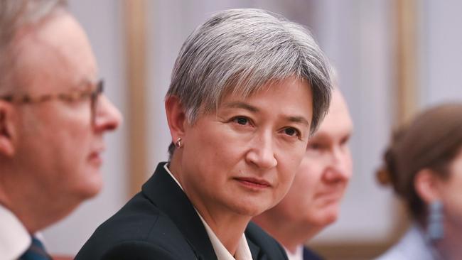 Penny Wong has congratulated the Albanese government for getting the final tariff removed. Picture: NewsWire / Martin Ollman