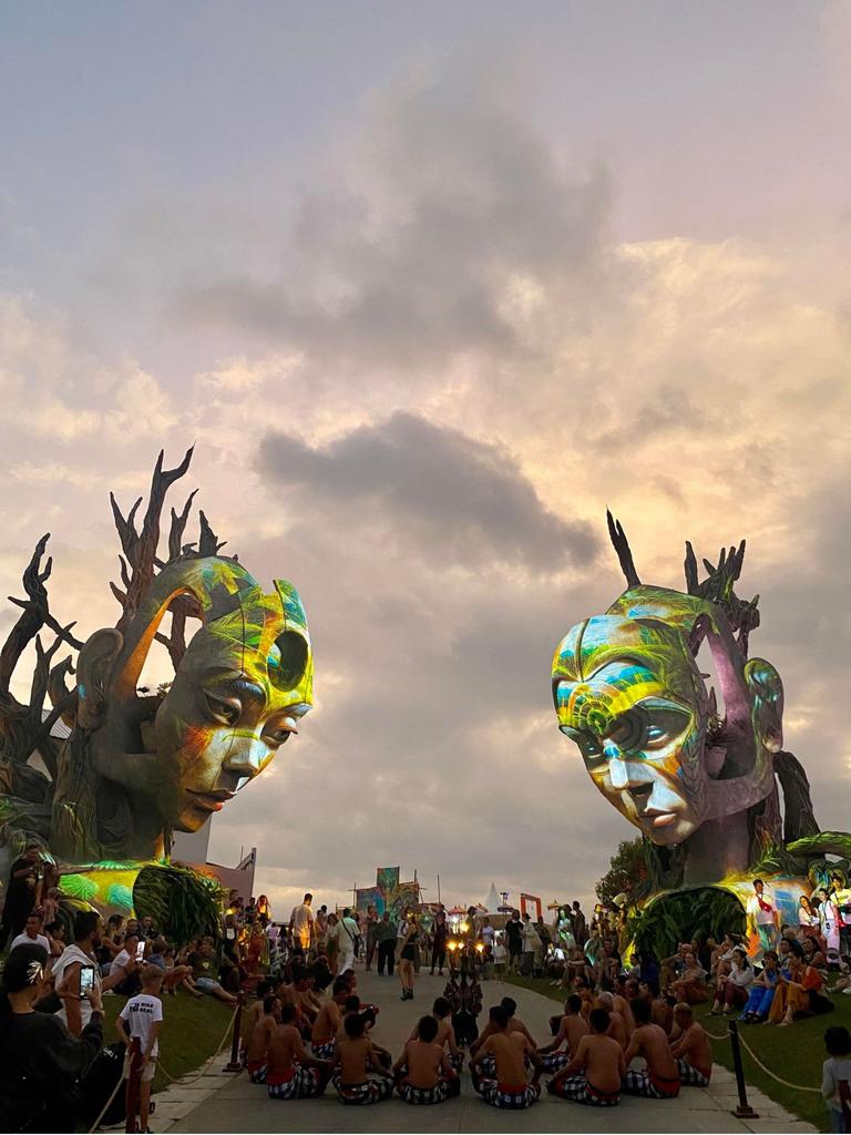 Thousands have travelled to Bali for the 2024 Suara Festival, held at Nuanu City. Picture: Troy Nankervis