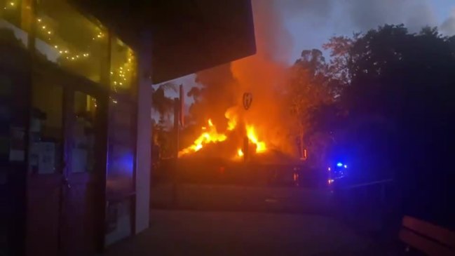 Eumundi cafe fire