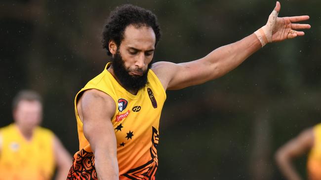 James Dau in action for Fitzroy Stars. Picture: Nathan McNeill