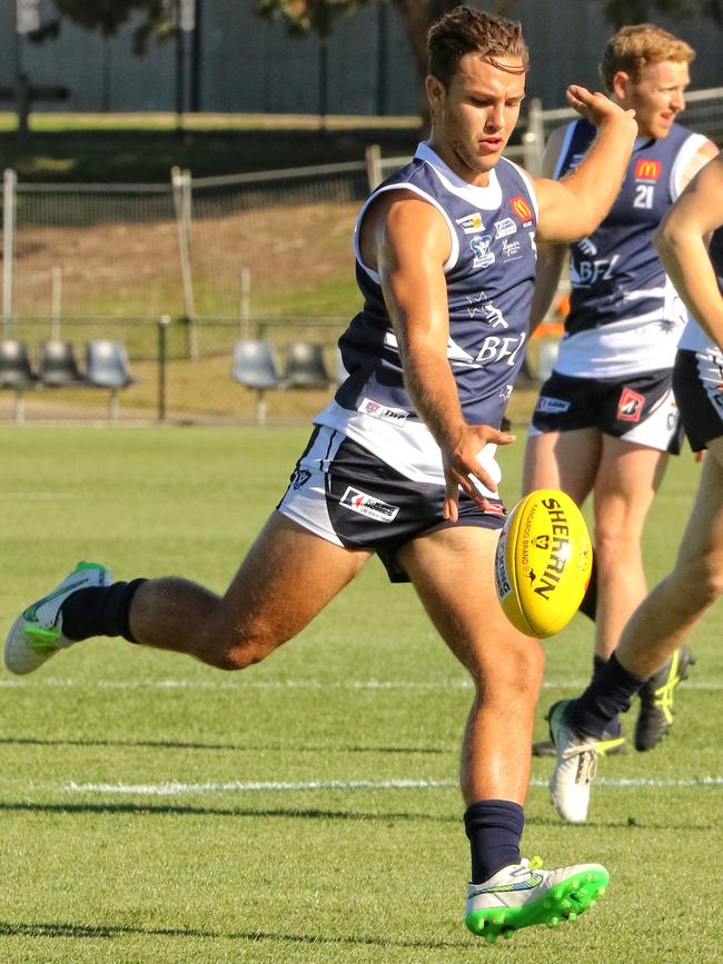 Sunbury's Mitch Conn in action for the Ballarat Football League. Picture: Aaron Cook