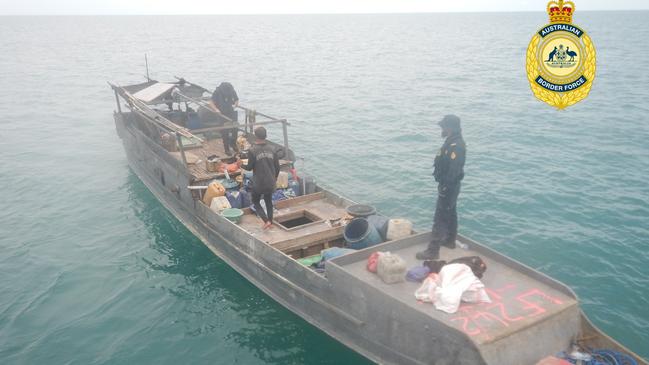 This is the type of fishing boats frequently used. Picture: Australian Border Force