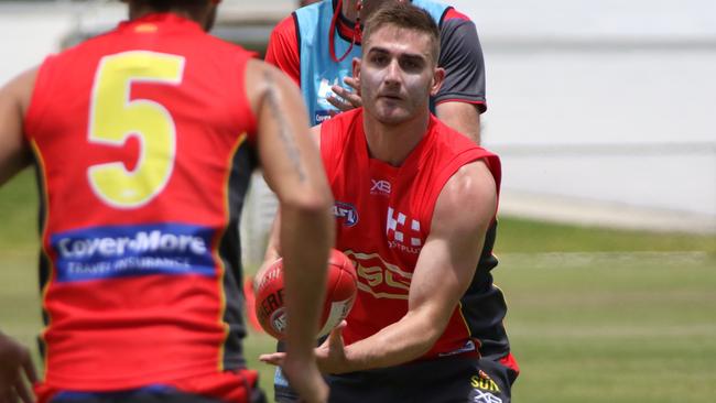 Gold Coast Suns recruit Anthony Miles at training. Picture: Supplied. 