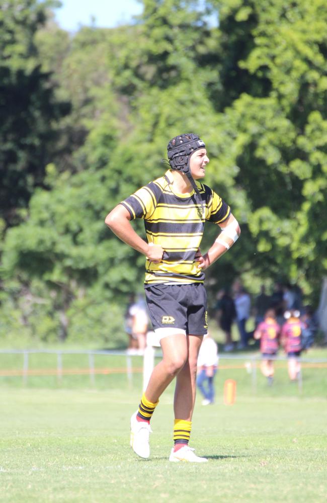 Ballymore Cup rugby action at the Albany Creek Brumbies Junior Rugby Union Club on Friday, April 12, 2024.