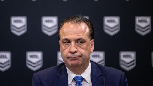 Australian Rugby League Commission chairman Peter Vlandys. Picture: AAP Image/James Gourley.