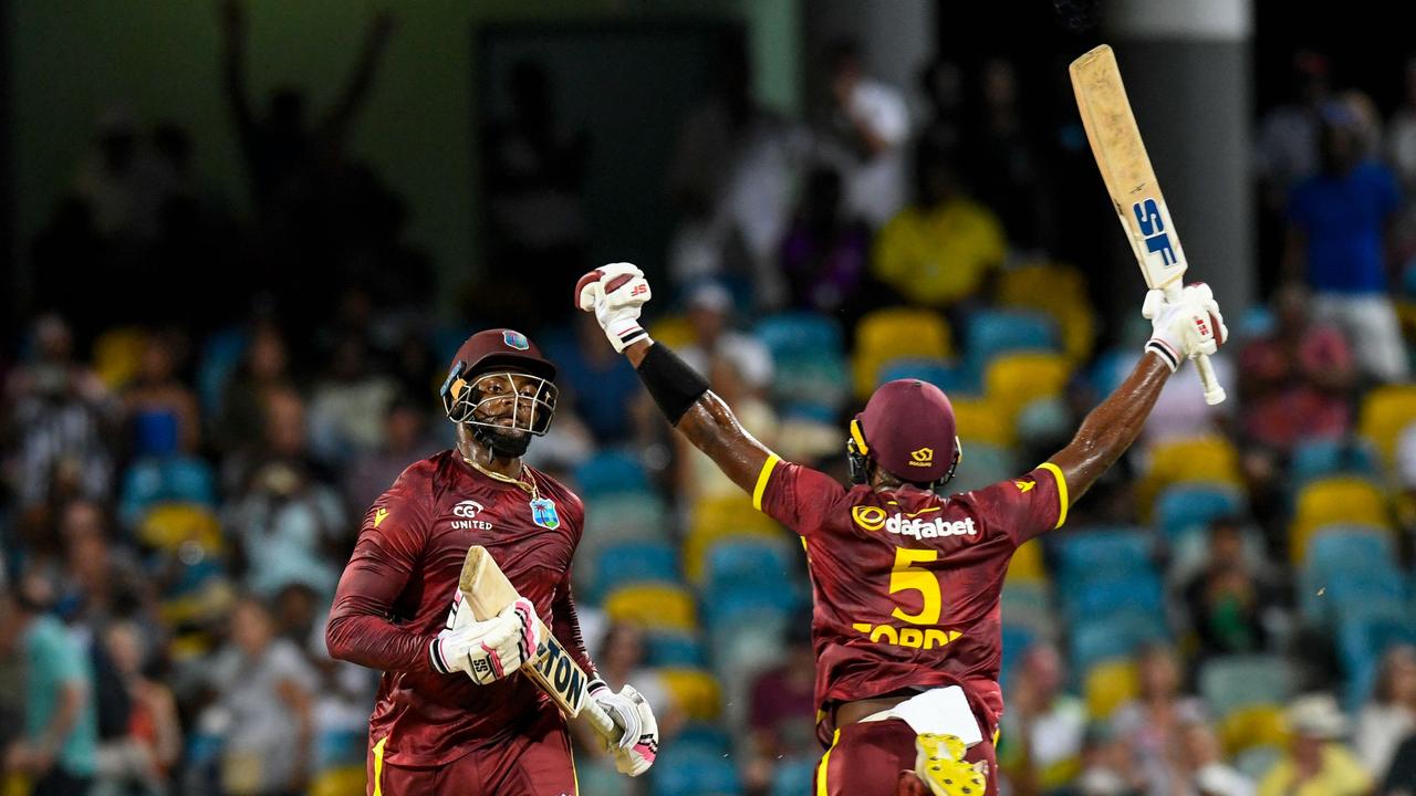 The West Indies added to the misery. (Photo by Randy Brooks / AFP)