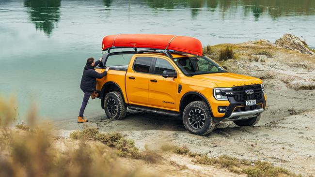 Sliding racks exclusive to the Wildtrak X are available on other models.