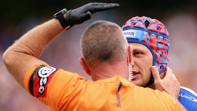 Kalyn Ponga suffered yet another concussion. Picture: Getty