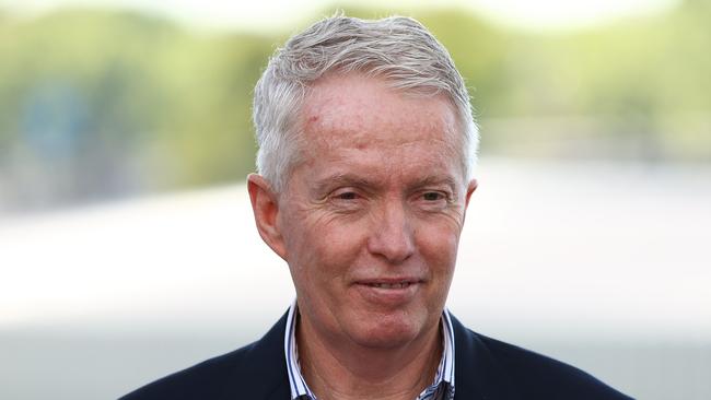 MELBOURNE, AUSTRALIA - JANUARY 09:  Australian Open Tournament Director Craig Tiley looks on during a media conference ahead of the 2023 Australian Open at Melbourne Park on January 09, 2023 in Melbourne, Australia. (Photo by Graham Denholm/Getty Images)