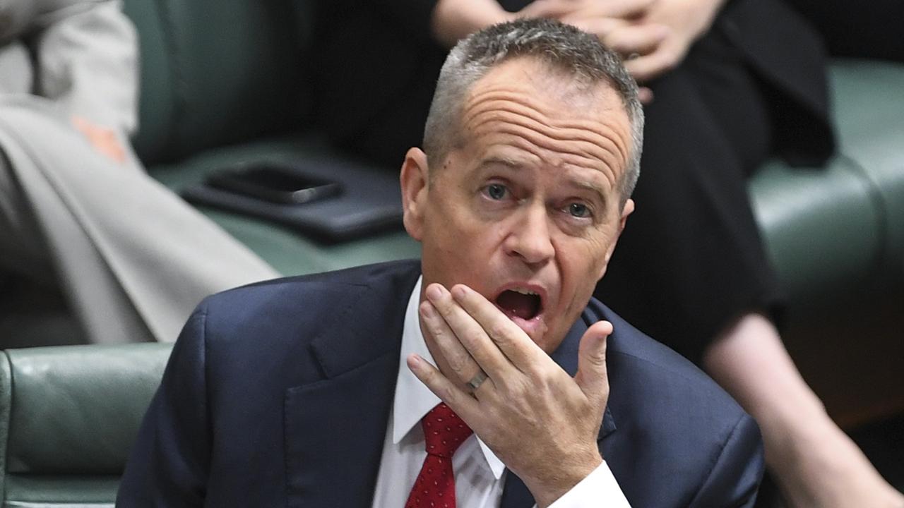 Bill Shorten Liberal Government Leadership Spill Helps Labor Daily Telegraph 9496