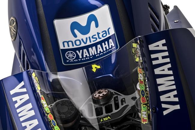 Images of the new Movistar Yamaha MotoGP livery for 2018. Pic: Yamaha