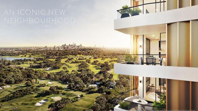 Artist impression of Pagewood Green, which is one of the largest developments in Australia.