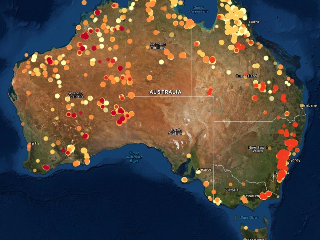 Bushfire conditions set to worsen as heatwave looms The Courier Mail