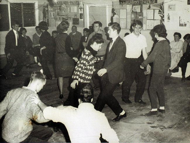 1960s A copy picture of a dance at the Cohuna Hall in the 1960's