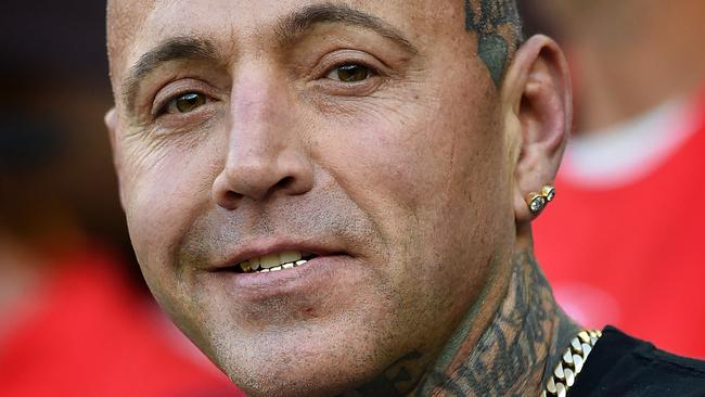2014 AFL Grand Final match between Hawthorn Hawks and the Sydney Swans at the MCG Melbourne Cricket Ground on September 27, 2014. Toby Mitchell watches from the stands. AFLGF2014 Picture: Nicole Garmston