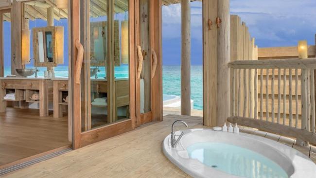 The new villas have opened at the luxury Soneva Fushi resort, with eight of them open to guests. The one-bedroom villa is 6,286 square feet and the two-bedroom villa measures 9,224sqf. There are bigger overall villas in the Maldives, but these are the largest in the country which are just one and two bedrooms.