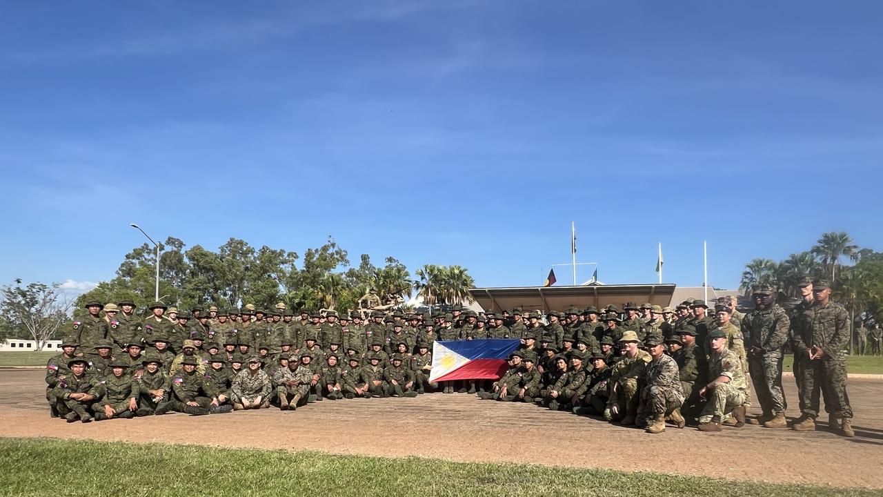 Filipino soldiers are ready for Exercise Predators Run, 2024. Picture: Harry Brill.